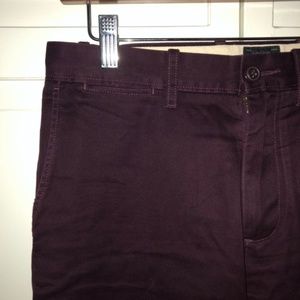 J. Crew Eggplant/Deep Purple-Colored Chino Pant